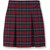 Pleated Skirt with Elastic Waist [AK001-34-37-NV/RED]
