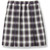 Pleated Skirt with Elastic Waist [AK001-34-8B-NV/WH PL]