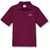 Short Sleeve Polo Shirt with embroidered logo [NC014-KNIT-MMA-MAROON]