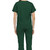 Two Pocket V-Neck Scrub Top with heat transferred logo [NY201-4700/FSN-HUNTER]