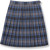 Knife Pleat Skirt [NJ032-532-47-BLUE/GY]
