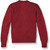 V-Neck Pullover Sweater with embroidered logo [PA506-6500-CARDINAL]