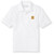 Short Sleeve Polo Shirt with embroidered logo [GA021-KNIT-NEX-WHITE]