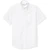 Short Sleeve Oxford Shirt with embroidered logo [VA087-OXF-SS/W-WHITE]