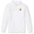 Long Sleeve Polo Shirt with embroidered logo [GA021-KNIT/NEX-WHITE]