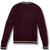 V-Neck Pullover Sweater with embroidered logo [PA456-6503/ECO-WNE W/WH]