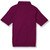 Short Sleeve Banded Bottom Polo Shirt with heat transferred logo [PA420-9611-MAROON]