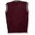 V-Neck Sweater Vest with embroidered logo [PA456-6603/ECO-WNE W/WH]