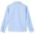 Long Sleeve Convertible Collar Blouse with heat transferred logo [NY455-356-BLUE]