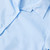Long Sleeve Convertible Collar Blouse with heat transferred logo [NY455-356-BLUE]