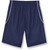 Mesh Gym Short with heat transferred logo [GA025-565-NV W/WH]