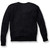 Fine Gauge V-Neck Sweater with embroidered logo [SC002-6432/EMB-NAVY]