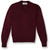 V-Neck Pullover Sweater with embroidered logo [NJ711-6500-WINE]