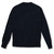 Crewneck Pullover Sweater with embroidered logo [GA007-6530/IMG-NAVY]