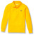 Long Sleeve Polo Shirt with embroidered logo [NC059-KNIT/UCC-GOLD]