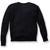 Fine Gauge V-Neck Sweater with embroidered logo [WI005-6432-NAVY]