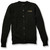 Crewneck Cardigan with embroidered logo [TX129-6000/MLT-BLACK]