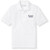 Short Sleeve Polo Shirt with embroidered logo [NJ200-KNIT-FM-WHITE]