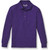 Long Sleeve Polo Shirt with embroidered logo [GA029-KNIT-LS-PURPLE]