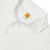 Long Sleeve Banded Bottom Polo Shirt with embroidered logo [NY480-9717-WHITE]