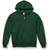 Full-Zip Hooded Sweatshirt with heat transferred logo [NJ595-993-HUNTER]
