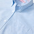 Short Sleeve Oxford Blouse with embroidered logo [PA851-OX/S SCL-BLUE]