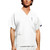 3 Pocket Unisex Top with embroidered logo [NY073-4876-WHITE]