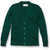 V-Neck Cardigan Sweater with heat transferred logo [TX045-1001/SLT-GREEN]
