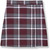 2 Pleat Skort [DC010-2653-91-MAR/GY]