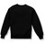 Heavyweight Crewneck Sweatshirt with heat transferred logo [NY313-862-BLACK]