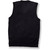 Fine Gauge V-Neck Sweater Vest with embroidered logo [VA003-6433-NAVY]