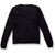 Fine Gauge Crewneck Cardigan with embroidered logo [VA003-4917-NAVY]