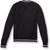 V-Neck Pullover Sweater with heat transferred logo [TX144-6503-NVY W/WH]