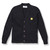 V-Neck Cardigan Sweater with embroidered logo [NY268-1001/ACB-NAVY]