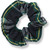 Hair Scrunchie [NY351-2-45-NV/GRN]