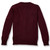 Crewneck Cardigan with embroidered logo [PA650-6000/HCL-WINE]