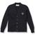 V-Neck Cardigan Sweater with embroidered logo [NY105-1001/MPE-NAVY]