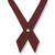 Girls' Criss-Cross Tie [DC069-C/C-MAROON]