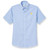 Short Sleeve Oxford Shirt with embroidered logo [NY268-OX-S ACB-BLUE]