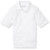 Short Sleeve Banded Bottom Polo Shirt with heat transferred logo [NY105-9611-WHITE]