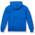 Full-Zip Hooded Sweatshirt with heat transferred logo [NJ245-993-ROYAL]