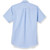 Short Sleeve Oxford Shirt with embroidered logo [PA153-OX-S VMM-BLUE]