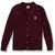 V-Neck Cardigan Sweater with embroidered logo [NJ313-1001/PRE-WINE]