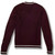 V-Neck Pullover Sweater with embroidered logo [NY438-6503/BWC-WNE W/WH]
