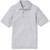 Short Sleeve Polo Shirt with heat transferred logo [NY017-KNIT-SS-ASH]