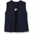 Long Line Bolero Vest without Buttons with school emblem [NY400-26-8-NAVY]