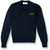 V-Neck Pullover Sweater with embroidered logo [NY209-6500/SJA-NAVY]
