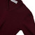 V-Neck Pullover Sweater with embroidered logo [MD319-6500-WINE]