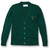 V-Neck Cardigan Sweater with embroidered logo [NJ581-1001/SMU-GREEN]