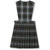 Split Front Jumper with school emblem [NY820-65-1A-BRN/GRN]